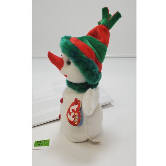 TY Beanie Babies "Snow Girl" 2000 & "Kringle"2004 Christmas Holiday Set of 2 - Picture 9 of 10